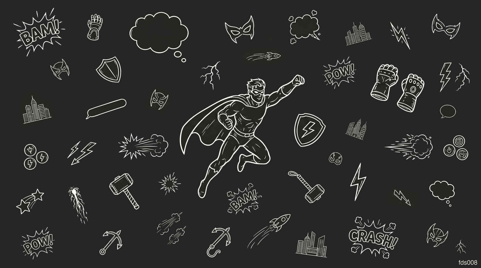 Hero bottle artwork